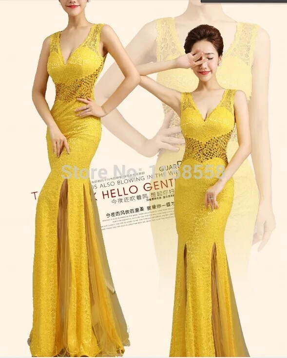 Long Sleeve Evening Dress Cheap Prom Dresses Sparkly Plus Size Women Maternity Cocktail Trumpet /Mermaid Floor-Lengt 2015 Outlet | Свадьбы и