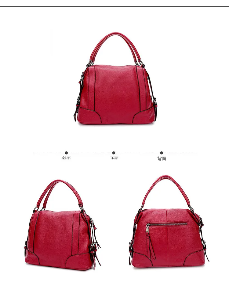 Корова пояса из натуральной кожи женские сумки Tote первый слои для женщин двойная ручка курьерские Боулинг на плечо