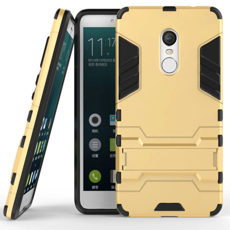 Противоударный чехол для xiaomi redmi Note4 4X 4Pro Prime матовый защитный Note 3 4A 3S Pro держатель