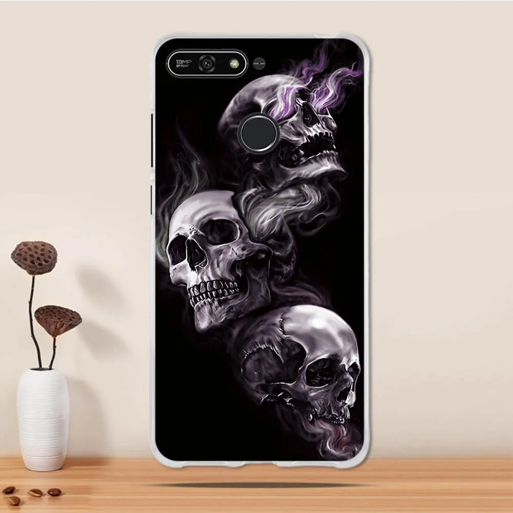 Для Huawei Y6 Prime 2018 чехол силиконовый для Honor 7A Pro Чехол 5 7 &quotМягкий ТПУ задняя крышка