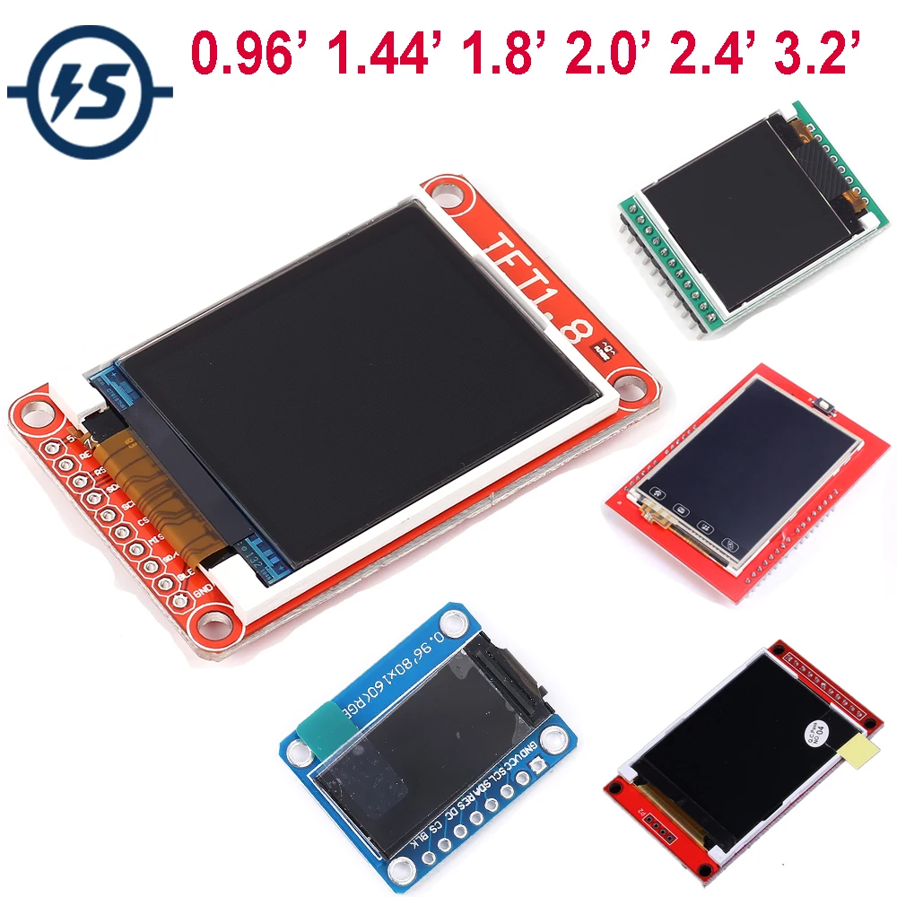 TFT ЖК дисплей сенсорный экран Щит модуль для Arduino плата 0 96 1 44 8 2 4 3 дюймов|ЖК-модули|