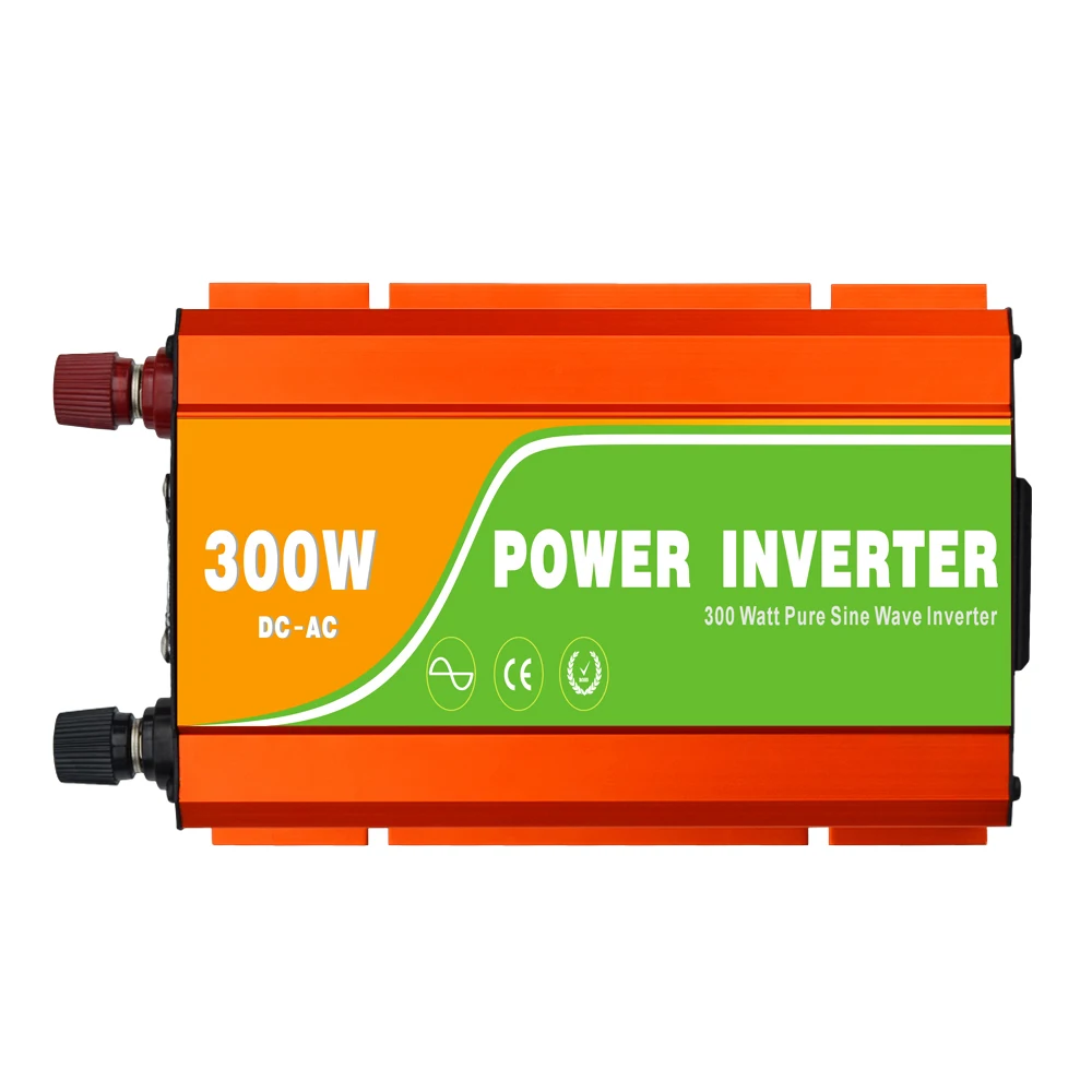 Цифровой 12VDC (10 15V) 300W Off Grid Inverter to 100 240VAC Ouput Surge 600W Pure Sine Wave Solar Wind С USB|Инверторы и
