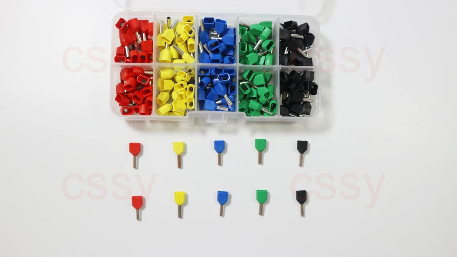 

freeshipping TE1008 4012 6014 1010 1012 Double Pipe Insulated Twin Cord Cold-press insulatedTerminal Block Connector