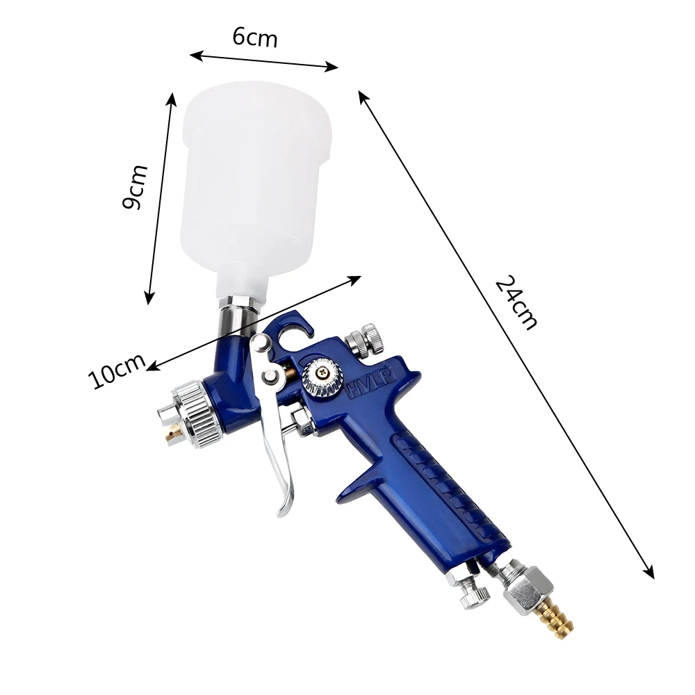 

DIYWORK Pneumatic Tool Manual Patch Gun High Atomization Lacquer Gun 0.8MM/1.0MM Nozzle Automobile Furniture Spray Gun