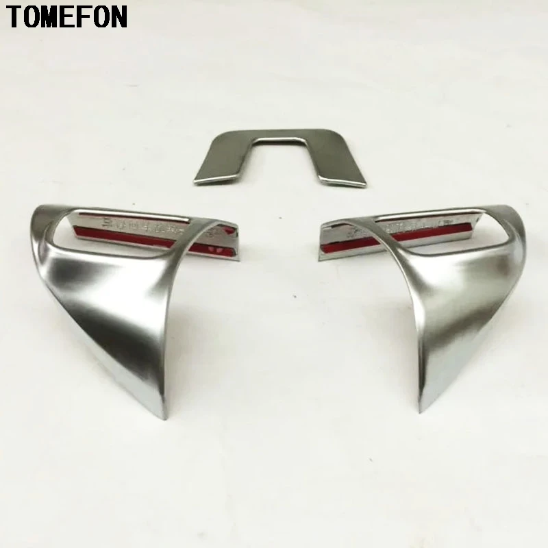 Хромированный декоративный чехол на руль TOMEFON из АБС пластика для VW MK6 Golf 6 Polo Passat B6