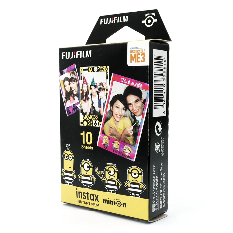 Fujifilm Instax Mini Minion DM3 Instant 50 пленка для Fuji 7s 8 + 9 25 50s 70 90 300 SP 1 2 принтера|instax mini|fujifilm instax