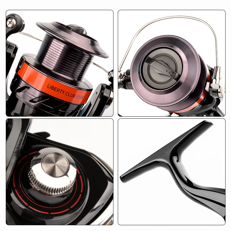 Рыболовные катушки DAIWA LIBERTY CLUB 3000/3500/4000 4BB макс. нагрузка 6 кг | Спорт и развлечения