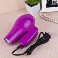 mini professional hair dryer collecting nozzle 220v eu plug foldable travel household electric hair blower