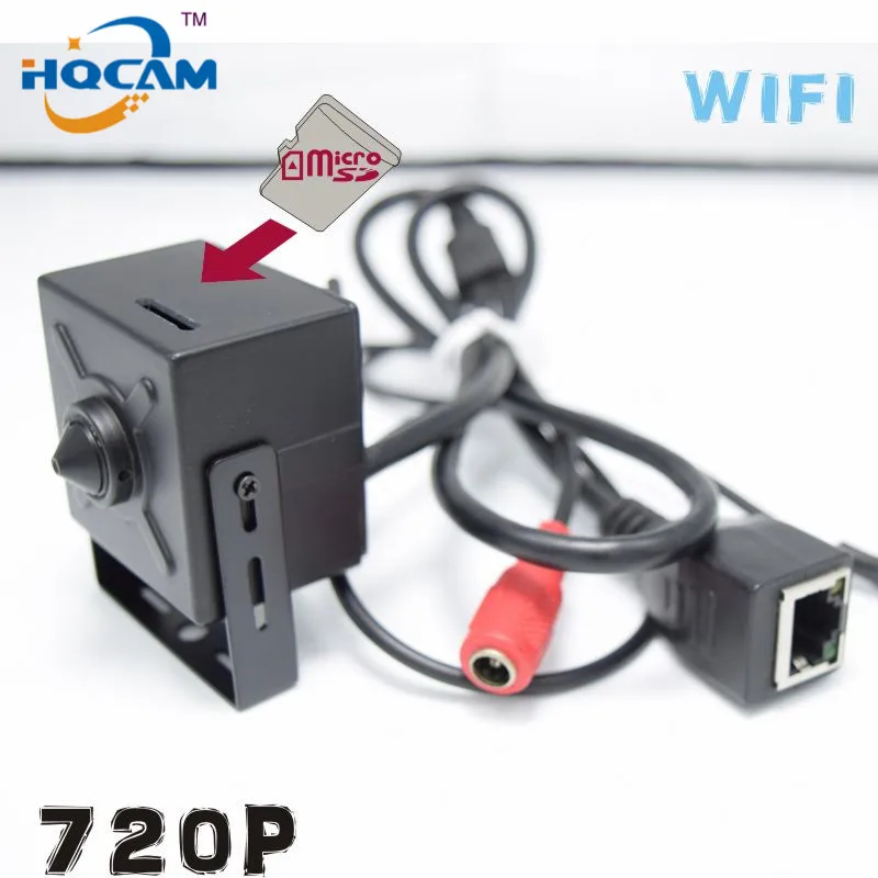 HQCAM 720P Мини IP камера беспроводная Wifi для помещений Onvif Поддержка TF SD карта