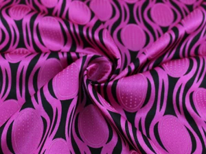 6 rose color Геометрическая ткань сатиновая с принтом в горошек - Цвет: 6 rose color