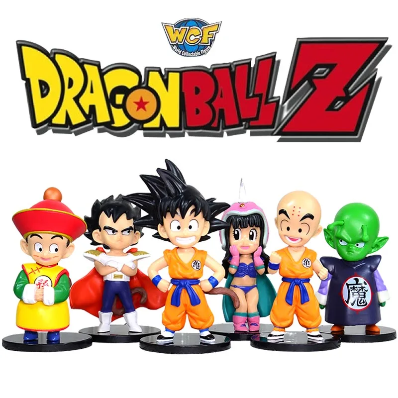 11X5 см мини Dragon ball Гоку велосипед Qiqi с логотипом и надписью из маленький персонажи