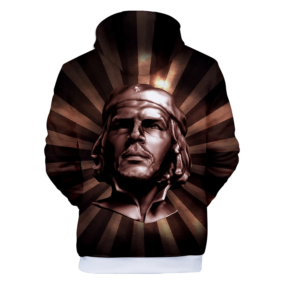 Che Guevara, 3D принт, новинка, модные толстовки для женщин/мужчин, с длинным рукавом, повседневные толстовки с капюшоном, трендовая уличная одежда, толстовки 4XL
