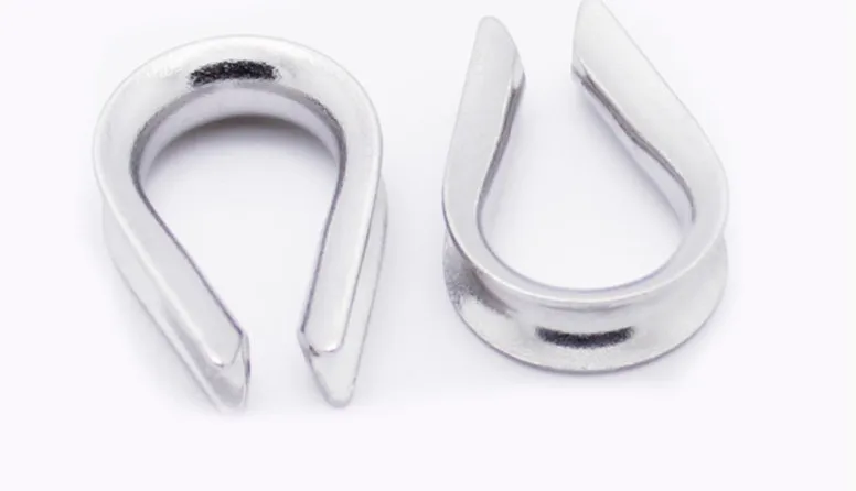 

M2-M24 stainless steel 304 wire rope cable triangle thimble clamps wirerope cables840