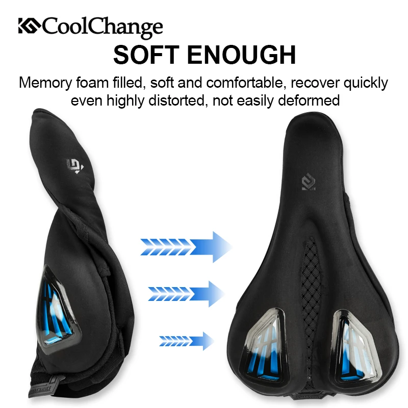CoolChange мягкий чехол для сиденья велосипеда жидкое силиконовое покрытие