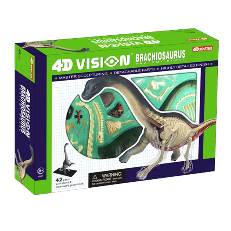 Brachiosaurus 4d мастер головоломка сборка игрушек биология животных динозавр