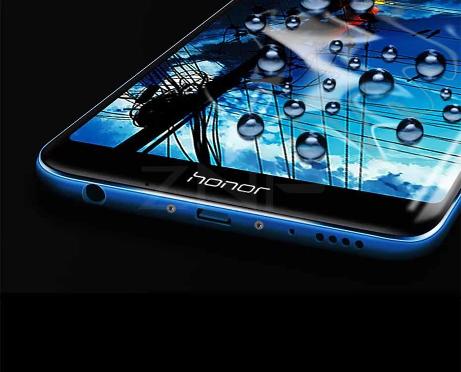 Защитное стекло ZNP 15D для huawei Honor 7C 7A Pro 8X, защитное закаленное стекло для huawei P Smart Y5, пленка