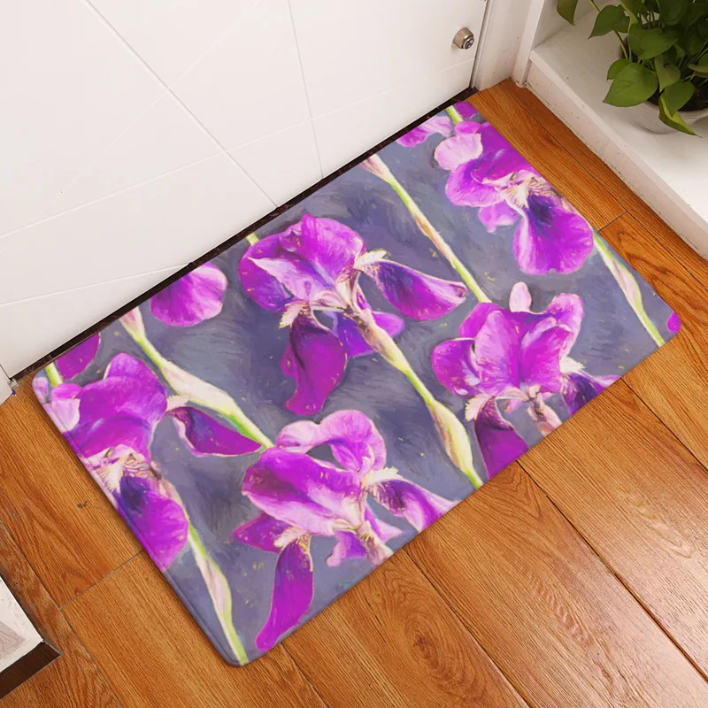 Коврик 3D с цветочным принтом коврики для ванной кухни ковры коврик гостиной felpudo
