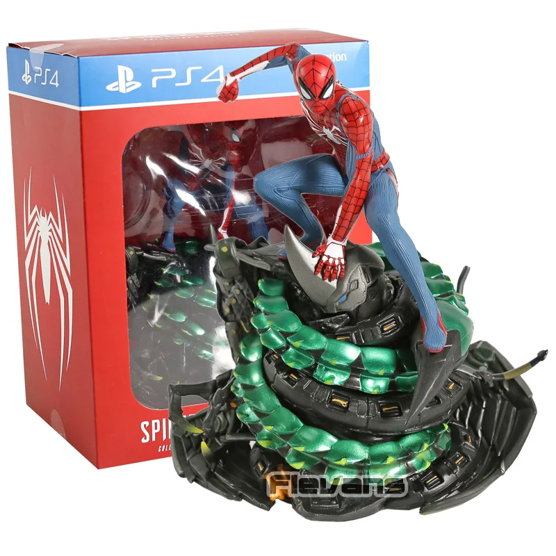 Marvel Человек-паук PS4 коллекционеры издание статуя ПВХ фигурка Коллекционная модель игрушки