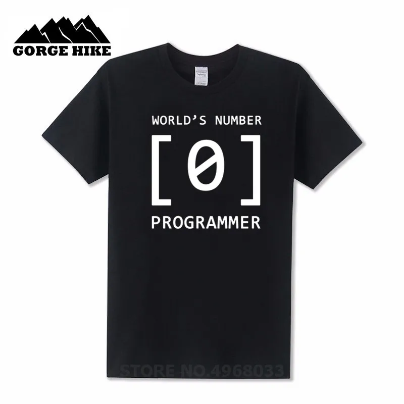 Футболка в ретро-стиле с цифрой 0 программист забавная одежда для пары