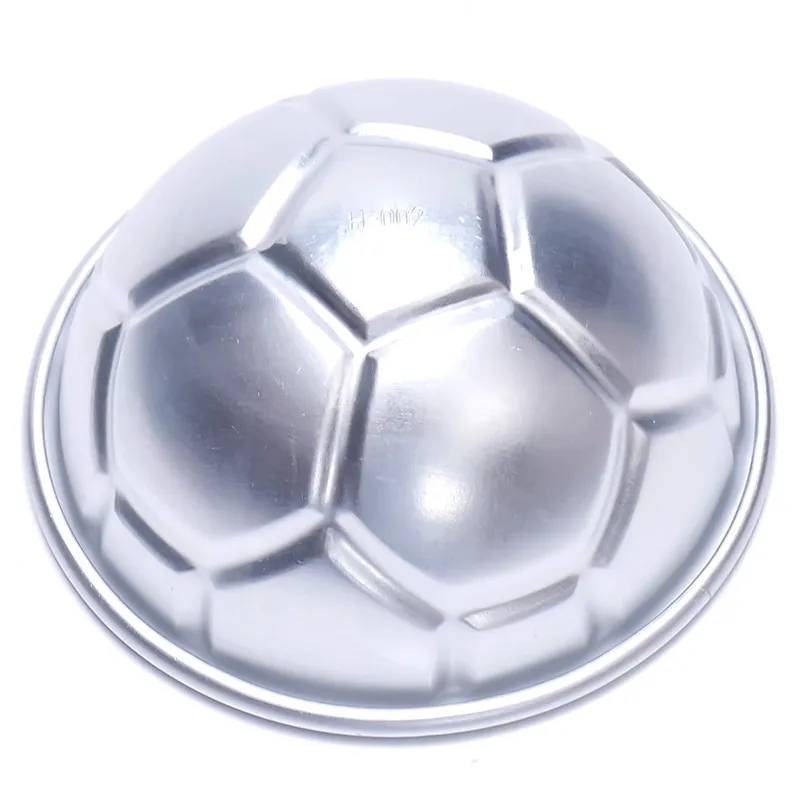 

Non-toxic Aluminum Alloy 3D Football Cake Molds Soccer DIY Pancake Chocolate Baking Pastry Mold Pan