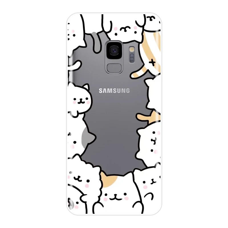 Чехол силиконовый для Samsung Galaxy S8 S9 Plus S5 S6 S7 Edge мягкая японская задняя крышка с