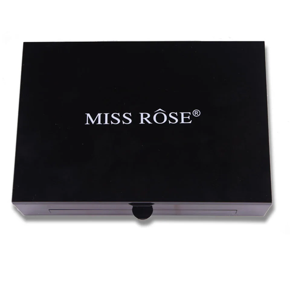 Miss Rose, набор для макияжа, много цветов, палитра теней для век, румяна, матовые пудры, блестящие тени для век для женщин, косметическая коробка, 180, цветной чехол