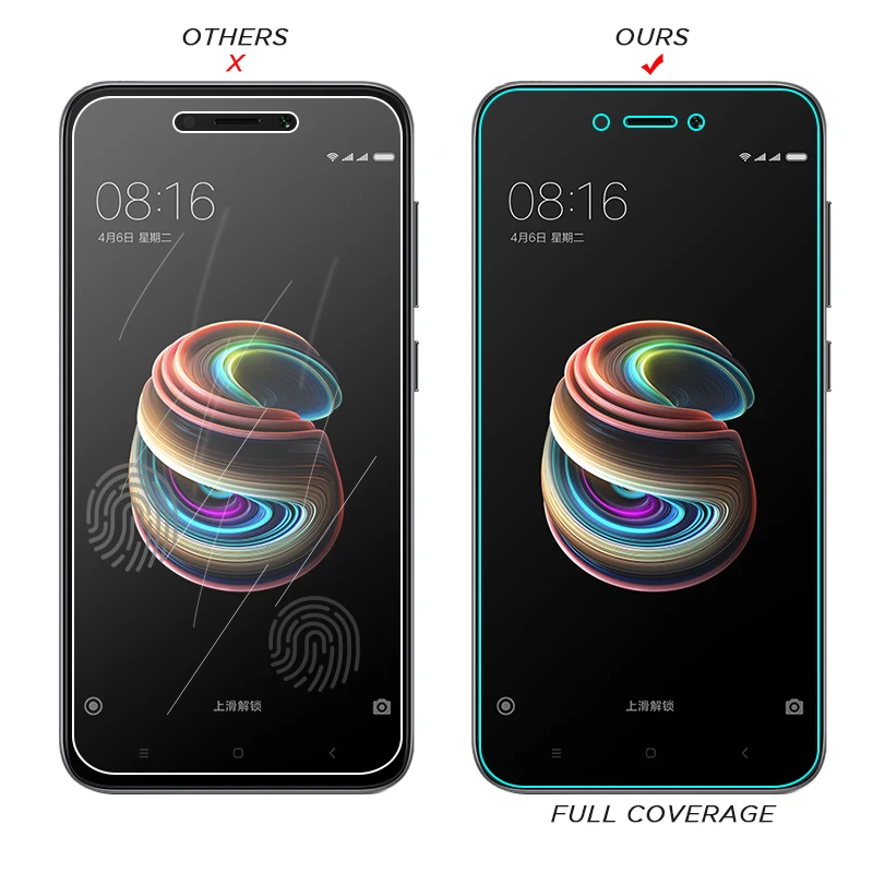 2.5D 9H Premium Tempered Glass For Xiaomi Redmi Note 5A 16GB Screen Protector Protective Film For Redmi Note 5A Prime 32GB 64GB