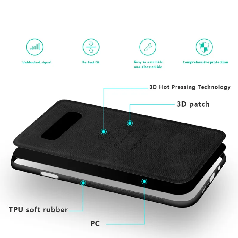 Для Galaxy S10e чехол 5 8 дюймов pinwuyo ТПУ + ПК с подставкой для samsung задняя крышка