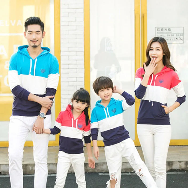 

Одежда для семьи, весенняя, мужская, женская, Детская толстовка, Одинаковая одежда для матери, дочери, папы, сына