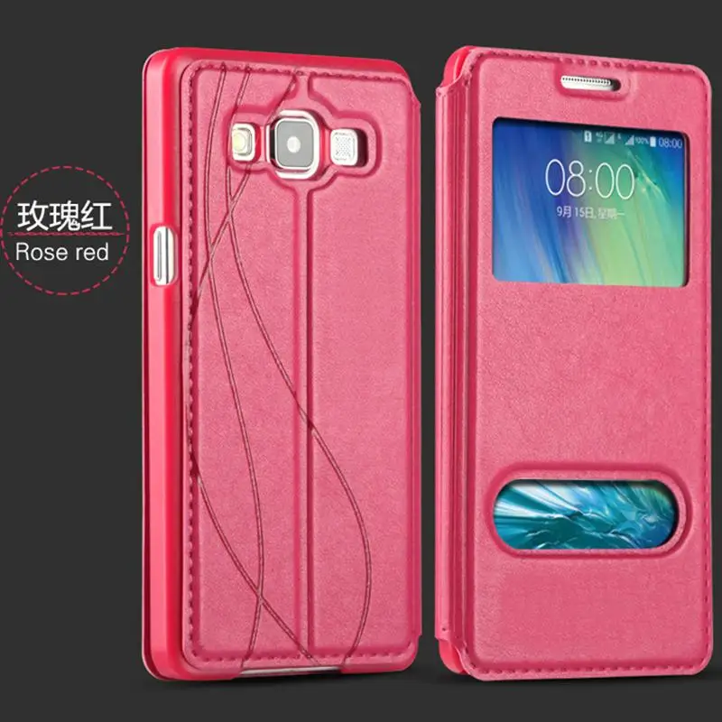 Чехол для Samsung Galaxy A3 A5 A7 2015 Роскошные Флип кожаный чехол телефона 2016 2017 Coque |