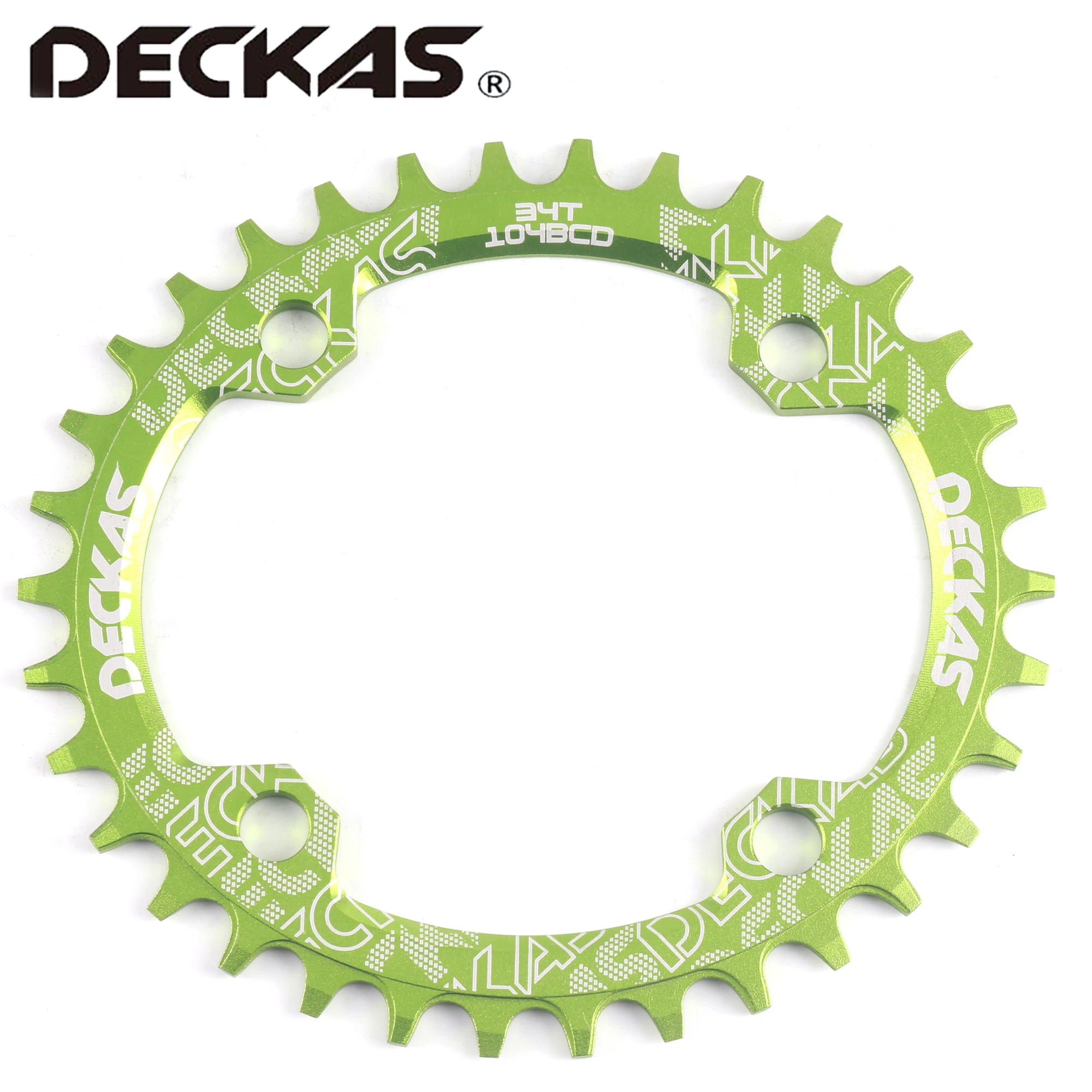 DECKAS положительная и отрицательная зубная пластина одинарная горный велосипед