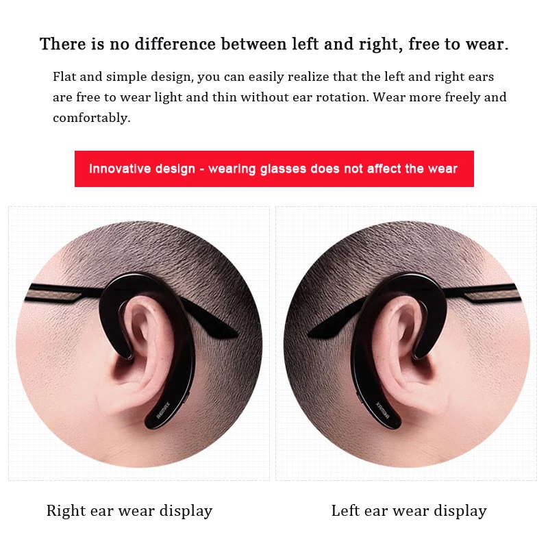 Беспроводные Bluetooth наушники Remax HD Спортивная стереогарнитура с крючком