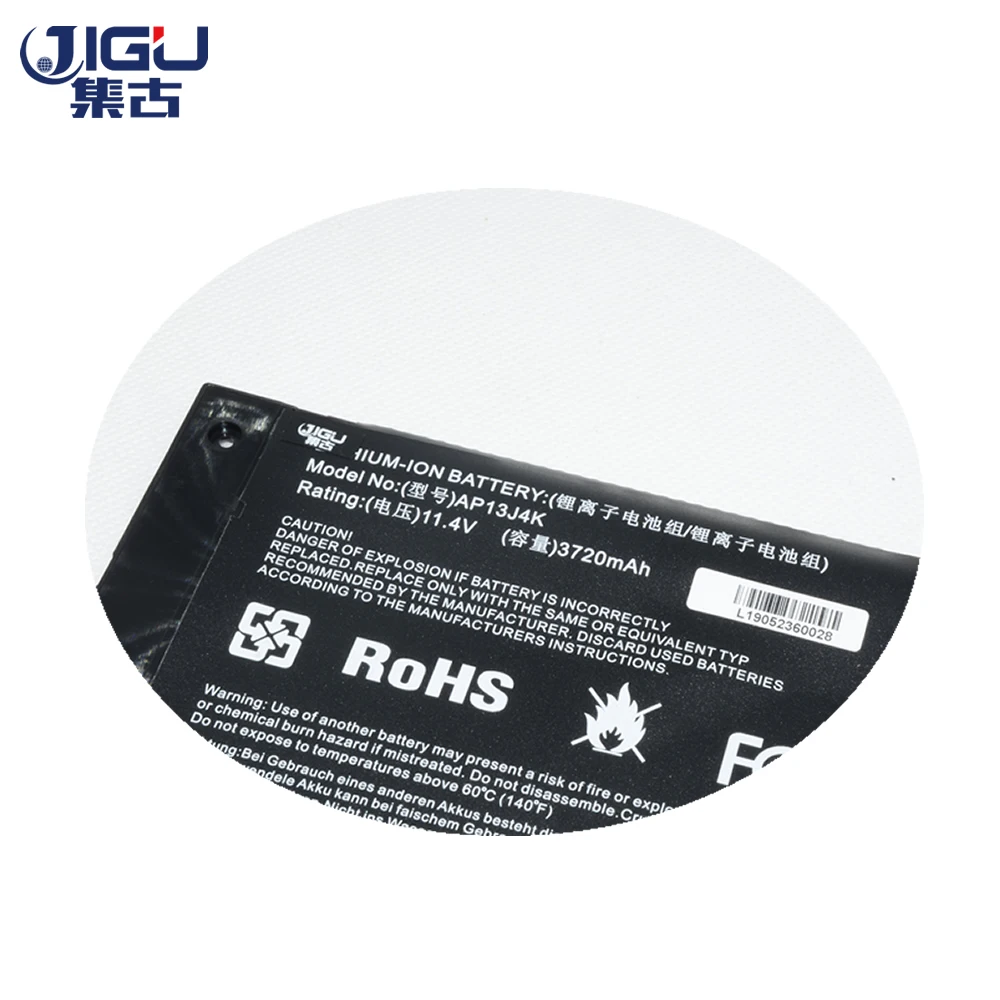 JIGU AP13J4K KT00304001 Аккумулятор для ноутбука ACER Chromebook 11 C740 C720 3 ячейки | Компьютеры и офис