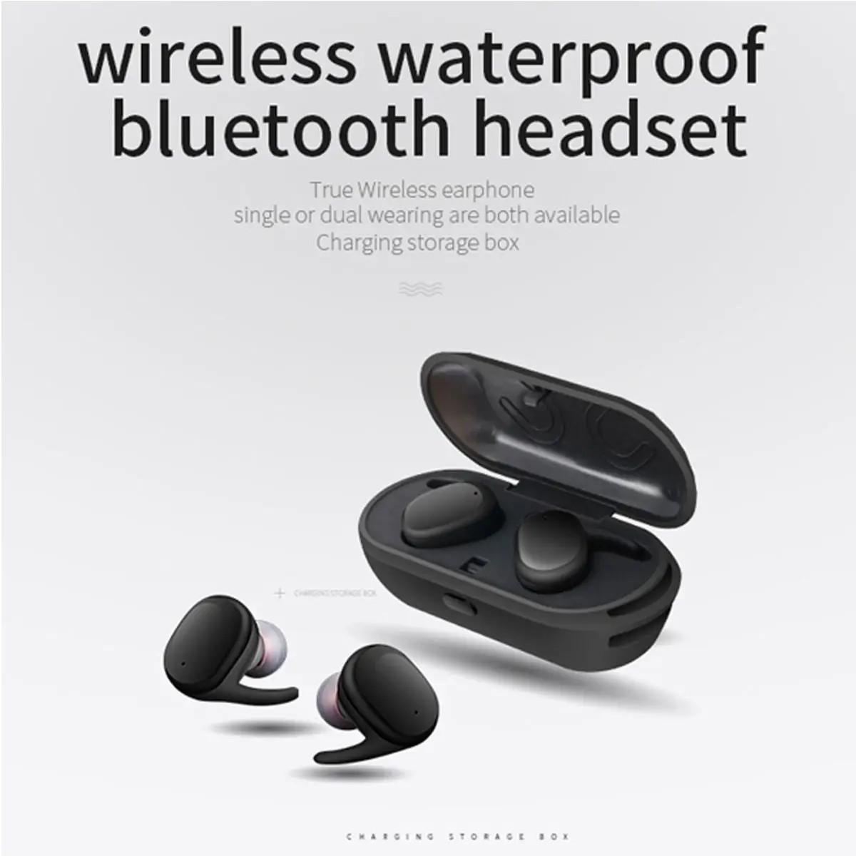 ELEGIANT S9100 Беспроводной Bluetooth наушники-вкладыши TWS с вкладыши наушники с микрофоном Портативный док-станция для зарядки для Iphone для huawei