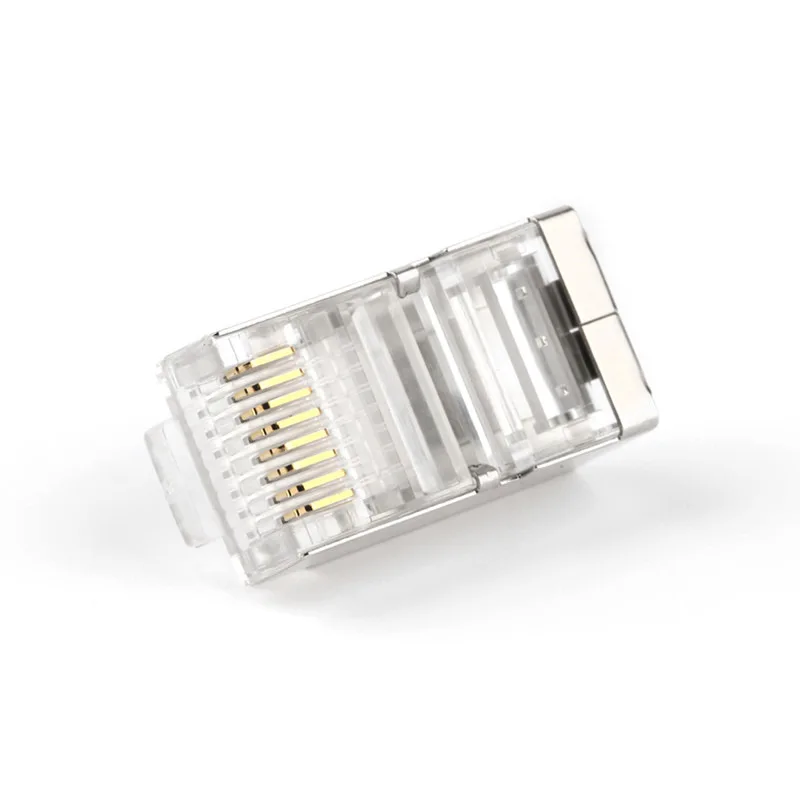 Модульный сетевой разъем RJ45 CAT5E 8 P8C 5 шт. ironlad ядер с золотым покрытием | Компьютеры