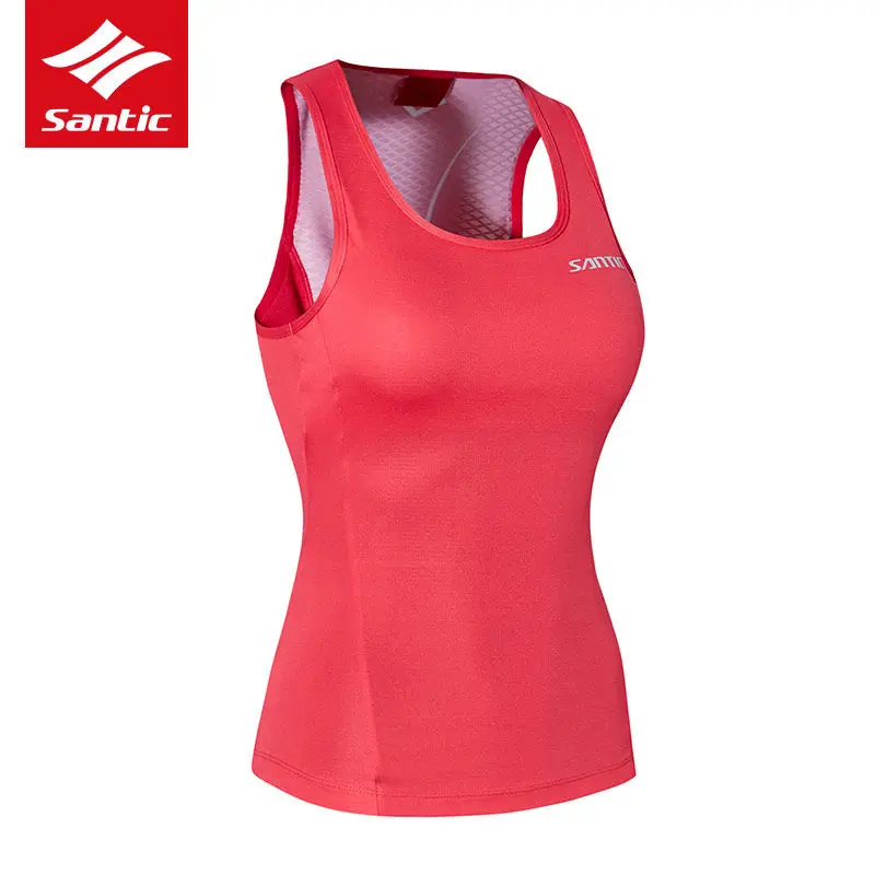 Веломайка Santic женская без рукавов спортивная одежда для горных и шоссейных