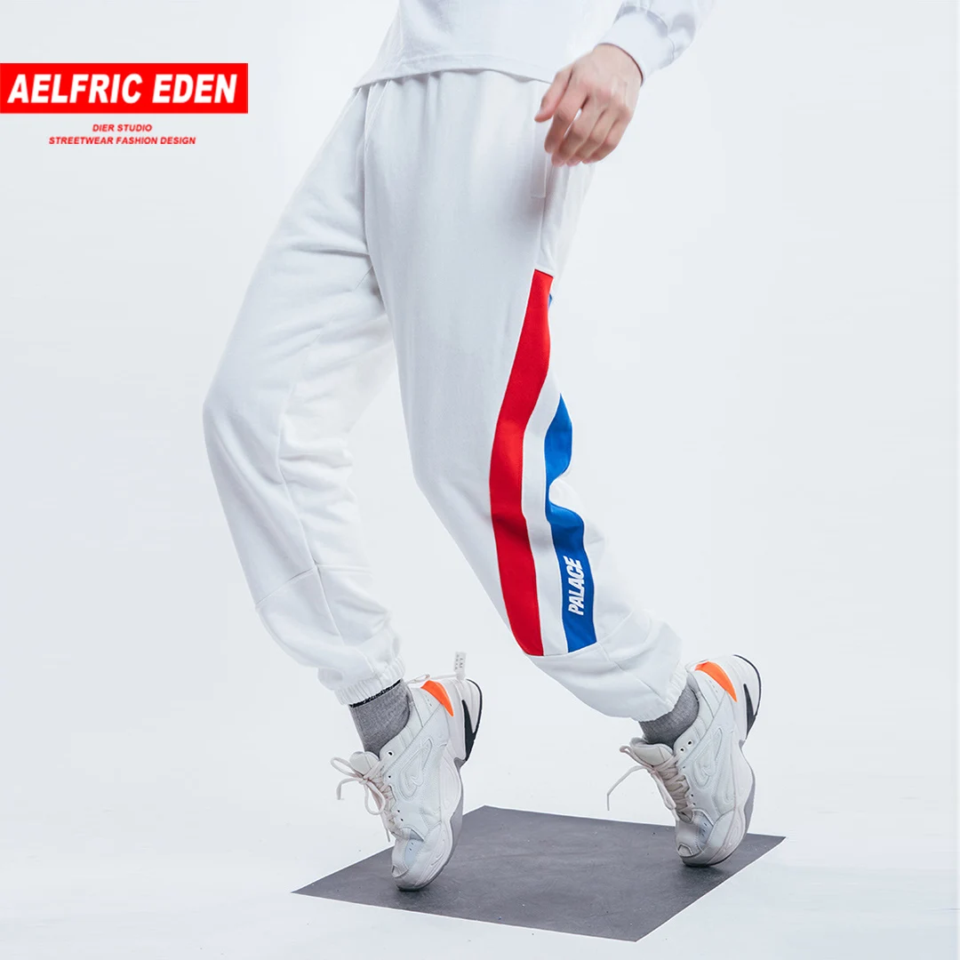 Штаны-шаровары aelfrec Eden с полосками по бокам повседневные спортивные штаны 2018