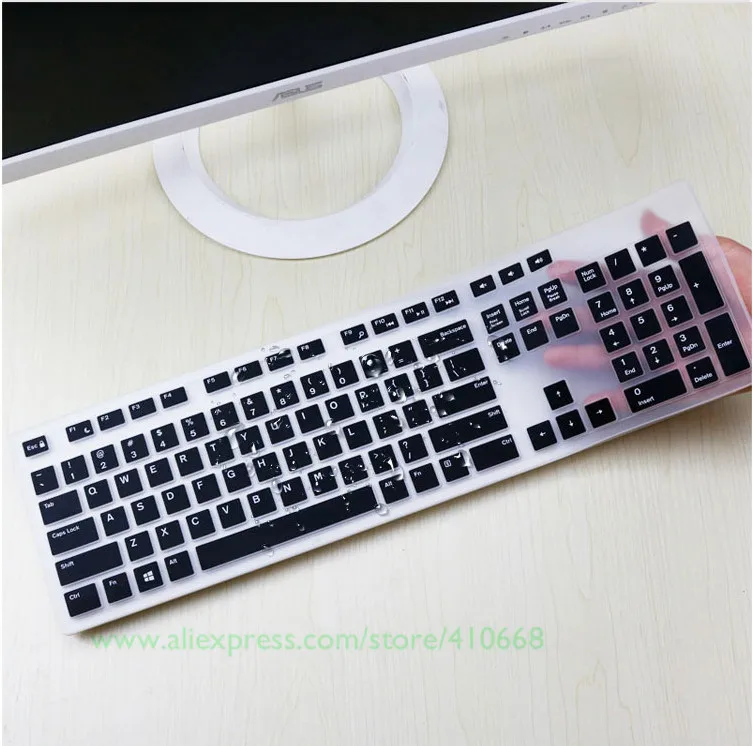 Крышка клавиатуры для ноутбука DELL inspiron AIO 3477 3275 3277 3475 все-в-одном PC Настольный ПК Чехлы Водонепроницаемый пыле Защитная крышка