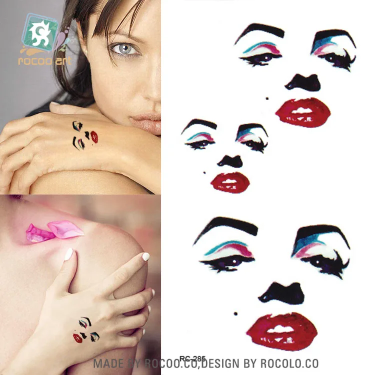 10 шт рукава татуировки водонепроницаемые временные наклейки Татуировки золотые