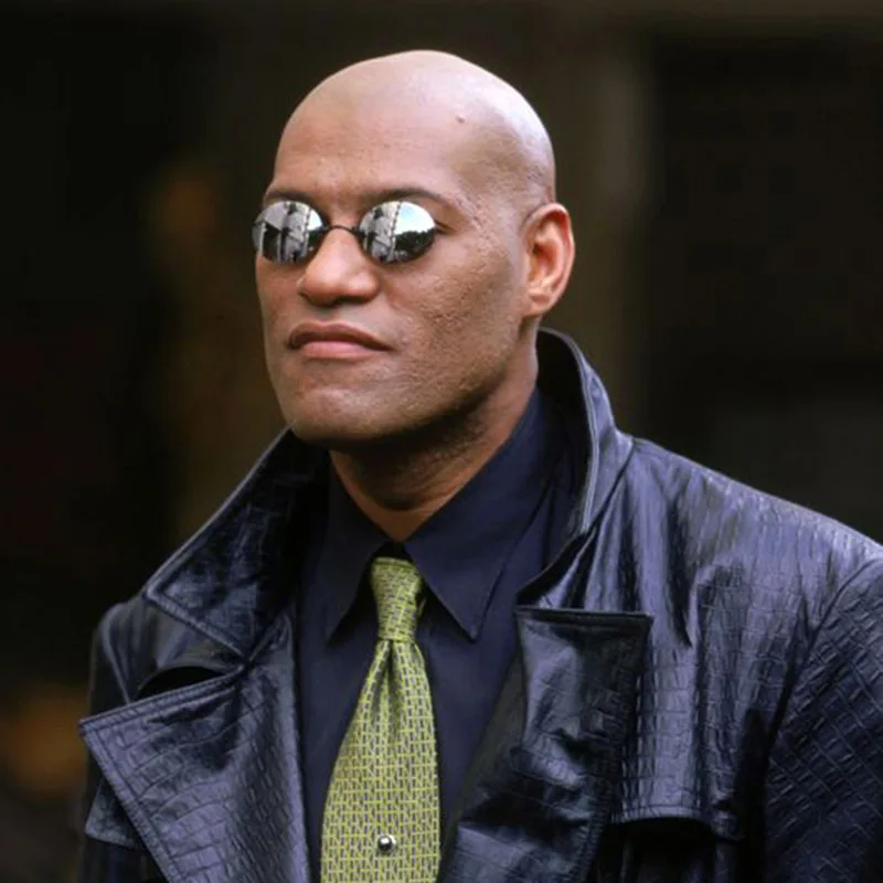 Oulylan Matrix Morpheus круглые без оправы мужские классические солнцезащитные очки зажим