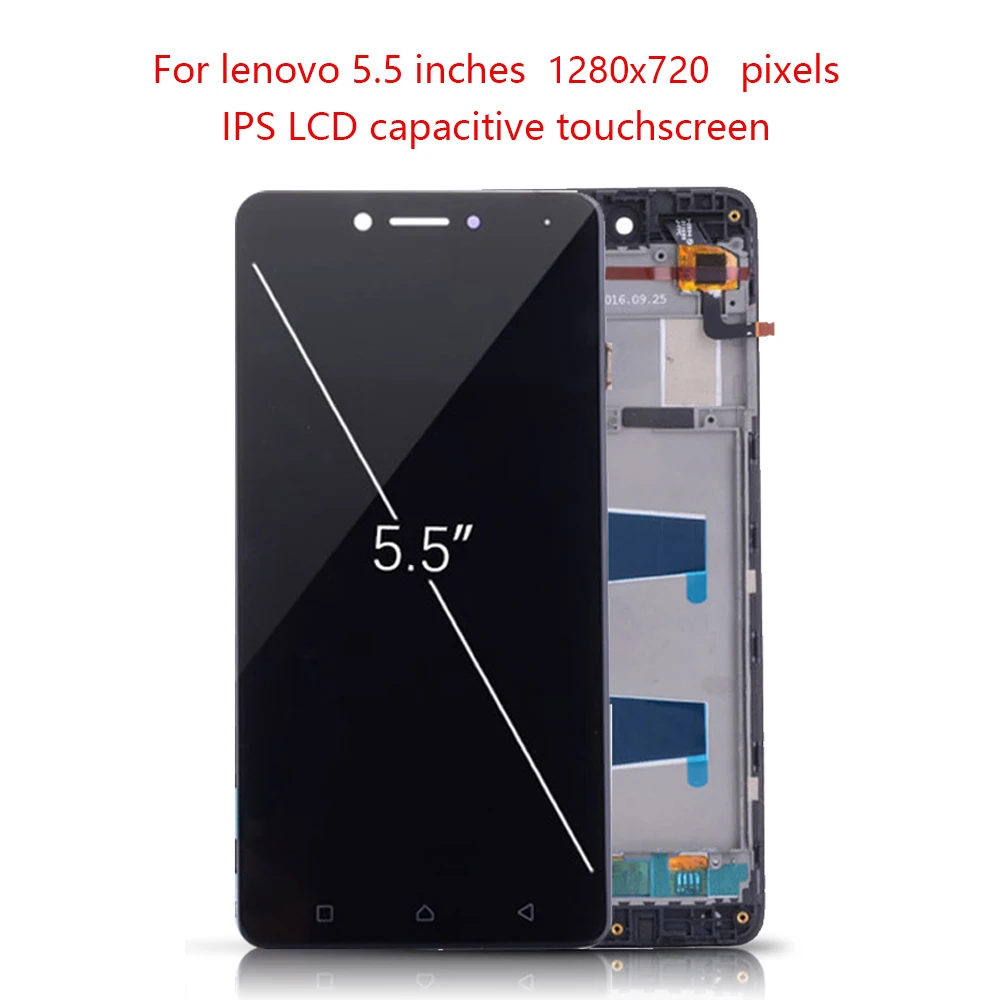 Оригинальный 5 &quotдисплей для LENOVO K6 Note LCD сенсорный экран дигитайзер сборка с