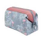Вместительные женские косметички, портативный чехол для косметики, дорожный органайзер для хранения косметики с принтом, коробка для туалетных принадлежностей