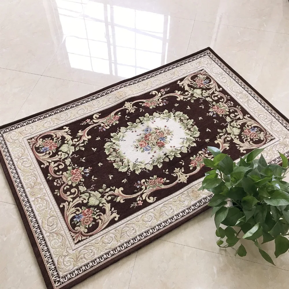 

beibehang High grade European Acrylic Floor Mats Woven Jacquard Door Mats Bathroom Anti-slip Mats Kitchen new Door Mats carpet