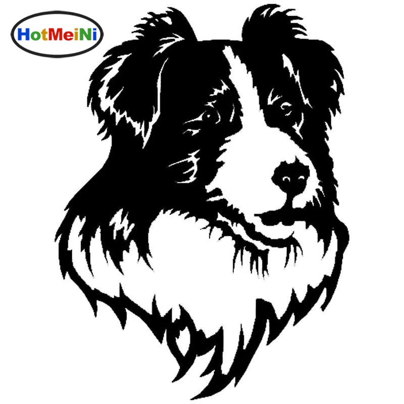 Стильная виниловая наклейка HotMeiNi Border Collie автомобильные наклейки с собаками