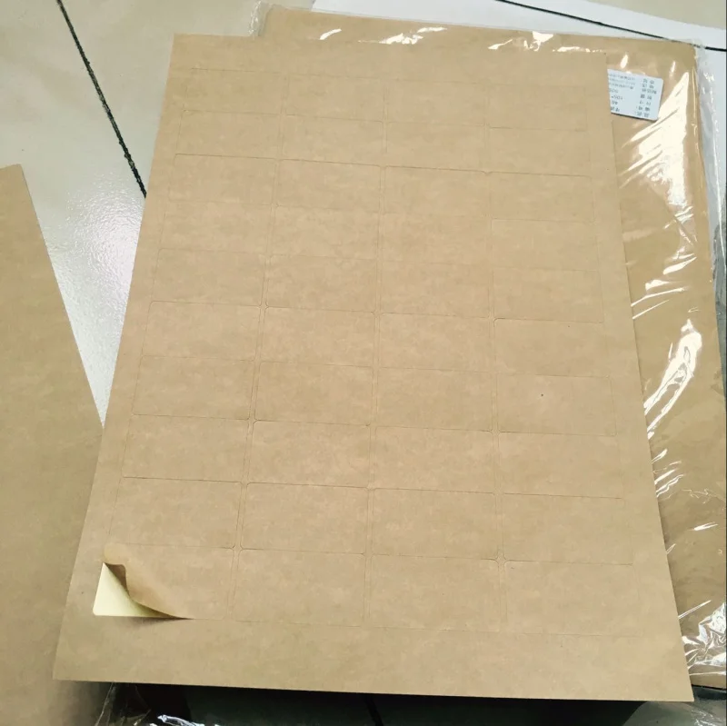 A4 Размеры белых этикетка Стикеры крафт наклейки s бумаги этикетки коробка для