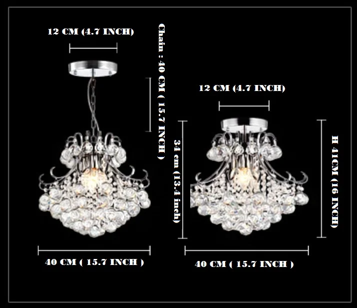 Роскошная подвесная люстра светильник K9 с украшением в виде кристаллов крытый