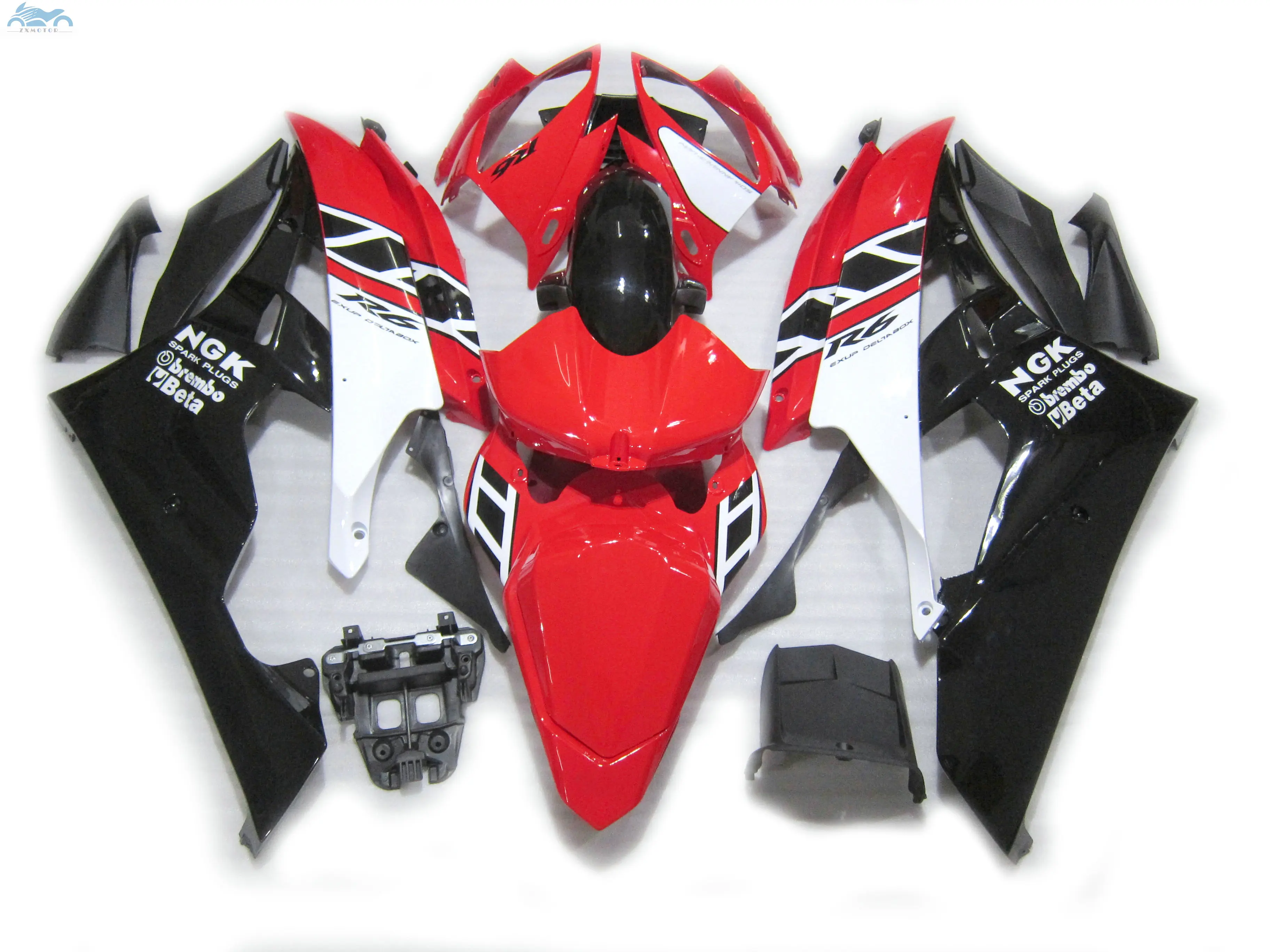 Бесплатный комплект обтекателей под заказ подходит для YAMAHA R6 YZFR6 2006-2007 YZF 06-07