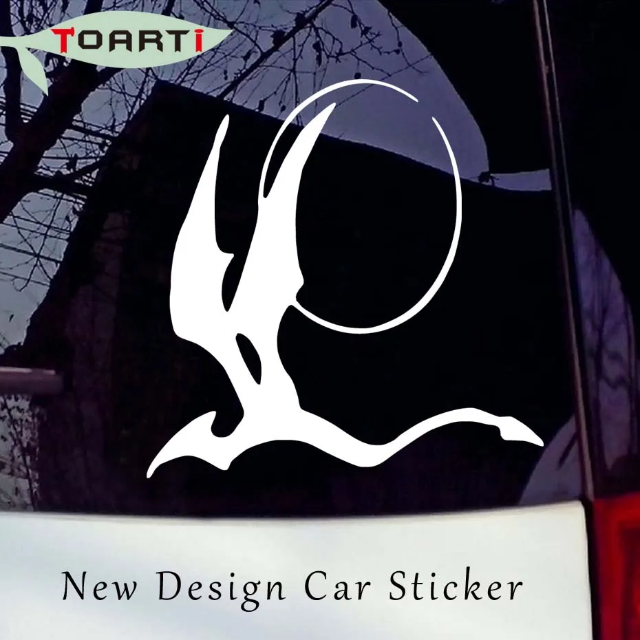 Pterodactyl Spread Its Wings And Moon Car Decals Dinosaur Stickers Vinyl Auto Styling Waterproof Cars Body Decoration | Автомобили и