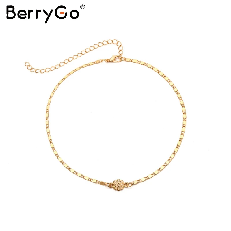 BerryGo круглая монета многослойное ожерелье с подвеской шикарные золотые