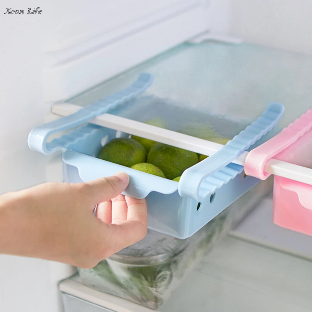 ISHOWTIENDA 1 шт. 15*12 3*5 см слайд холодильник Space Saver Организатор морозильник коробка для